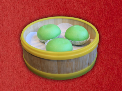 Bánh bao trà xanh