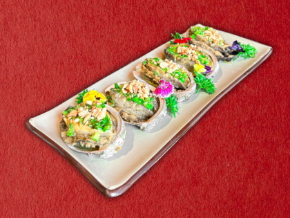 Bào ngư nướng mỡ hành